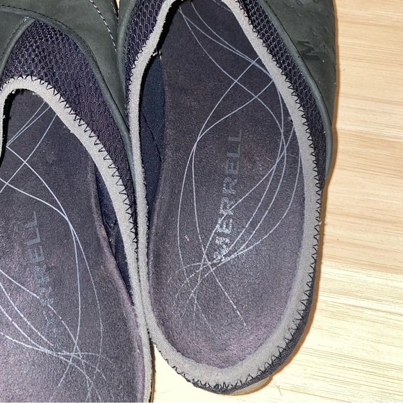 Merrell Womens Size 9 Black Rumba Slip On Mule Shoes Moss - Picture 4 of 11